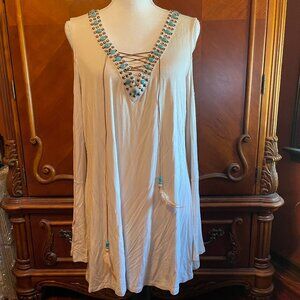 "Boston Proper" Top with Beads